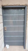 Israeli Milan Front Door - White Steel - 2