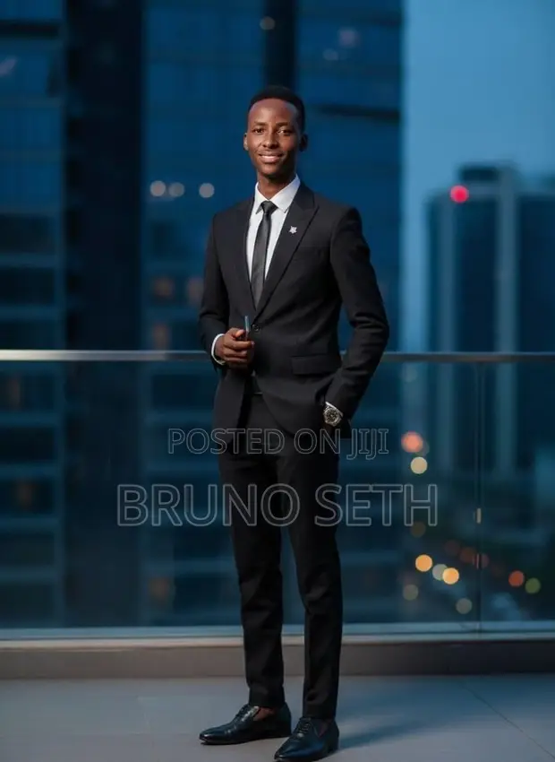 Elitman Black Corporate 2-Piece Suits for Men - 1