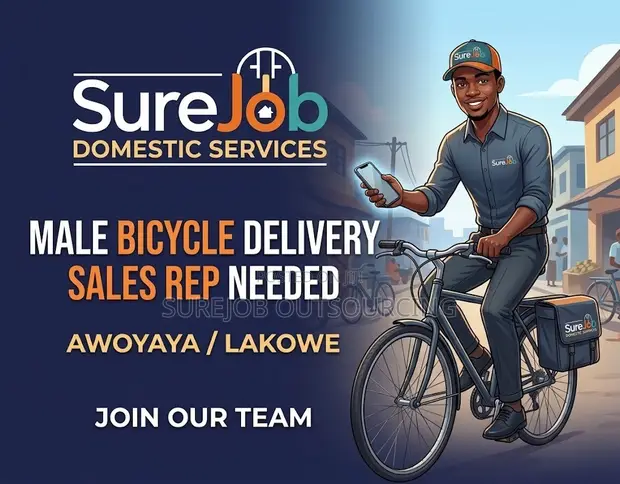 Male Bicycle Delivery Sales Rep - Awoyaya/Lakowe - 1