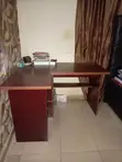 Home Interiors L-Shaped Reading Table with Drawer - 2