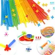 Creative Building Straw Set - 600pcs - 1