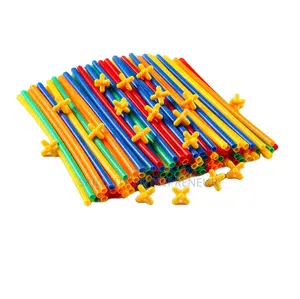 Creative Building Straw Set - 600pcs