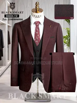 3-Piece Turkey Suit (Jacket, Vest, Pants) - Ash