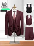 3-Piece Turkey Suit (Jacket, Vest, Pants) - Ash - 5