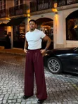 Standard Palazzo Boot Cut Trousers - 1