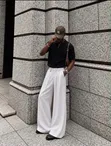 Standard Palazzo Boot Cut Trousers - 2