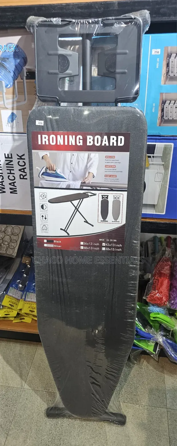 Heavy Duty Adjustable Ironing Board with Iron Rest - 1