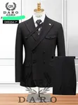 Daro Classic Double Breasted Suit - Ash - 3