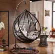 Home Interiors Brown Fabric Swing Chair - 1