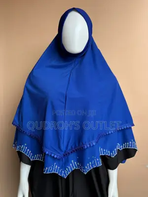 Big Fashion Hijab - Blue