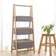 3-Tier Foldable Multipurpose Wooden Storage Rack - 2