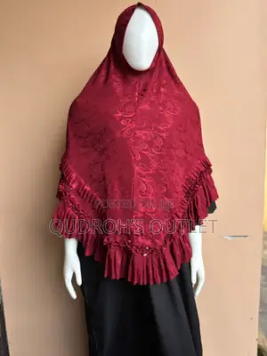 Big Size Hijab - Red