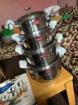 Brand New Premium 4-Piece Stainless Steel Cooking Pot Set - 2