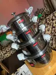 Brand New Premium 4-Piece Stainless Steel Cooking Pot Set - 3