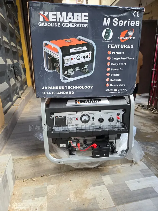 Kemage 5.5kVA Petrol Generator with Remote - 1