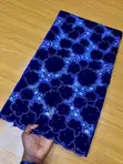 Swiss Velvet Lace Fabric - Wine - 4