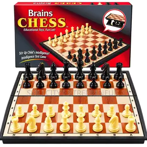Brains Magnetic Chess Game - Brand New