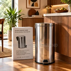 30 Liters Stainless Steel Dust Bin - Brand New