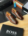 Boss Men's Leather Flats Shoes - 2