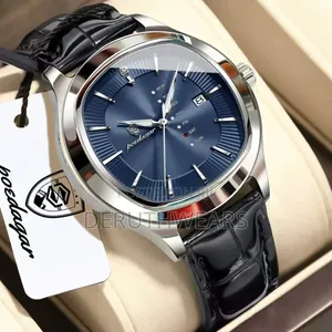 Poedagar Leather Unisex Watch - Sabon Kaya