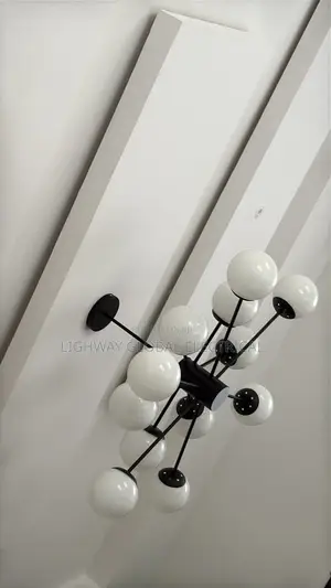 12 Haske Nordic Glass Ball Chandelier
