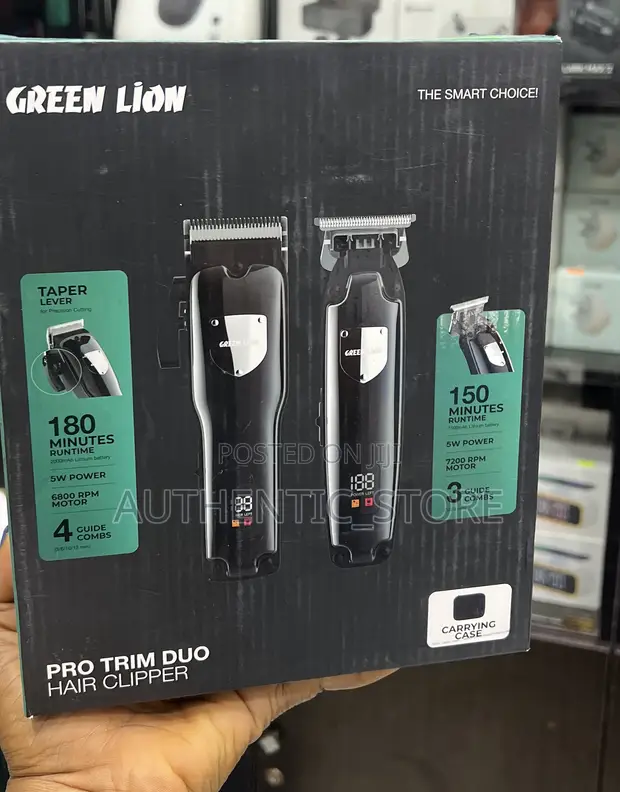 Green Lion Pro Trim Duo Hair Clipper - 1