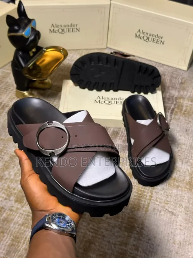 Brown Alexander McQueen Slippers - Size 40-46 - 1