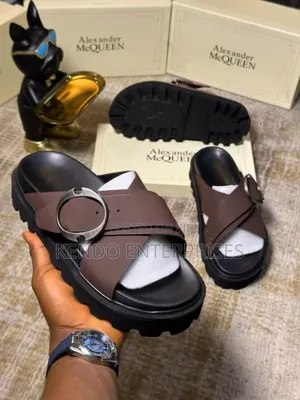 Brown Alexander McQueen Slippers - Size 40-46
