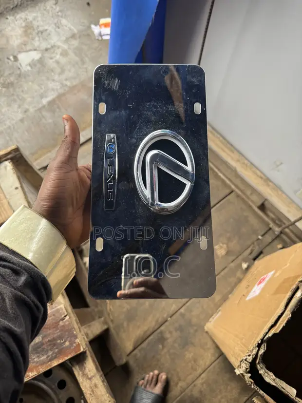 Brand New Lexus Plate Number Hanger With Light - 1