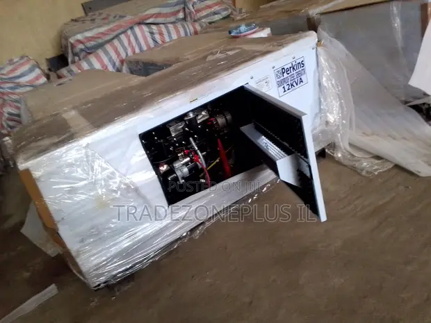 12KVA Perkins Soundproof Diesel Generator - Brand New - 1