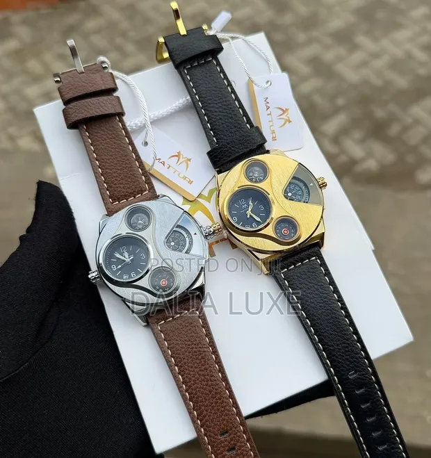 Matturi Leather Babban Agogo Mai Inganci - 1