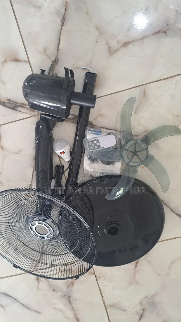 SPL Solar Powered Rechargeable Fan - 1