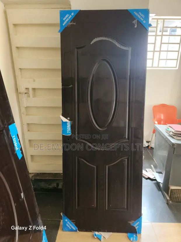 Superdoor Steel Panel Room Door - Brown - 1