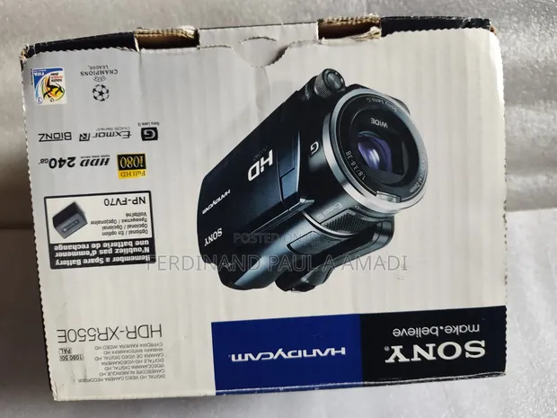 Sony HDR-XR550E Full HD Camcorder with G Lens & Super Night Vision - 1