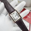 Original Cartier Tank Style Leather Watch - 4