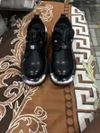 Balenciaga Bakin Leda Loafers - Girman 46 - 1