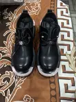 Balenciaga Bakin Leda Loafers - Girman 46 - 2