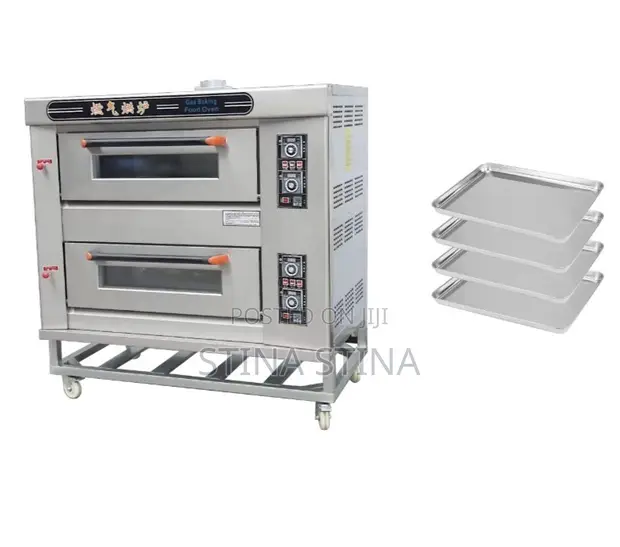 2 Deck Gas Oven with 4 Trays - 1