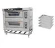 2 Deck Gas Oven with 4 Trays - 1