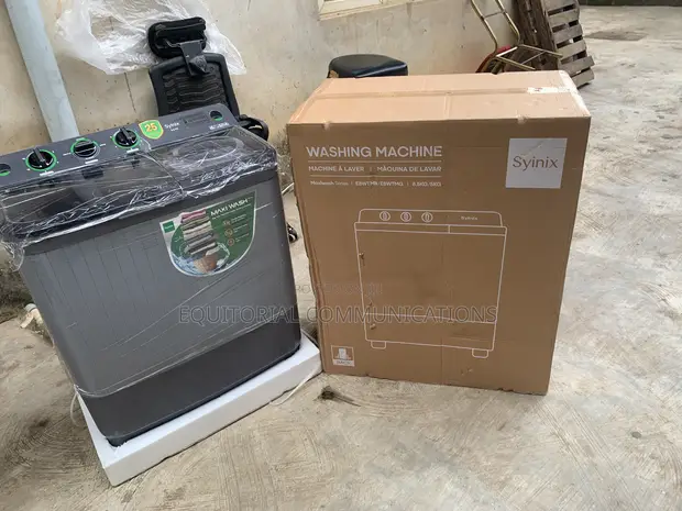 Syinix E8WTMN 8.5KG Twin Tub Washing Machine - 1