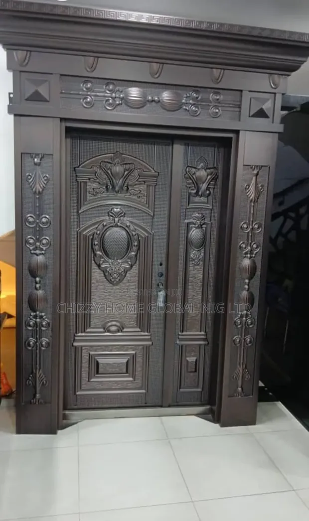 Premium Royal Ark Copper Cast Security Door 7ft x 4ft - 1
