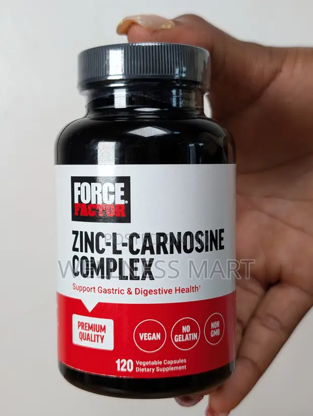 Force Factor Zinc L-Carnosine 120 Caps | Gut Bloat Relief - 1