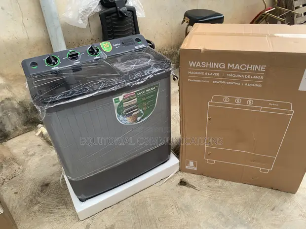 Syinix 8.5KG Manual Twin Tub Washing Machine - 1