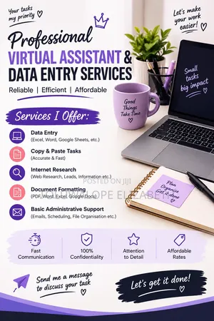 Virtual Assistant & Data Entry Services