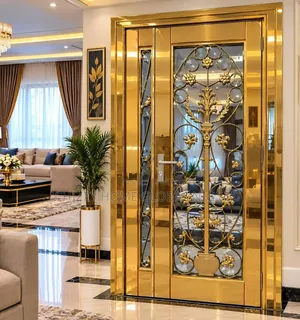 Quality Imported Tampered Stainless Glass Door 7ft x 4ft
