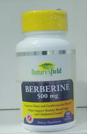 Nature's Field Berberine 500mg - 60 Veggie Capsules