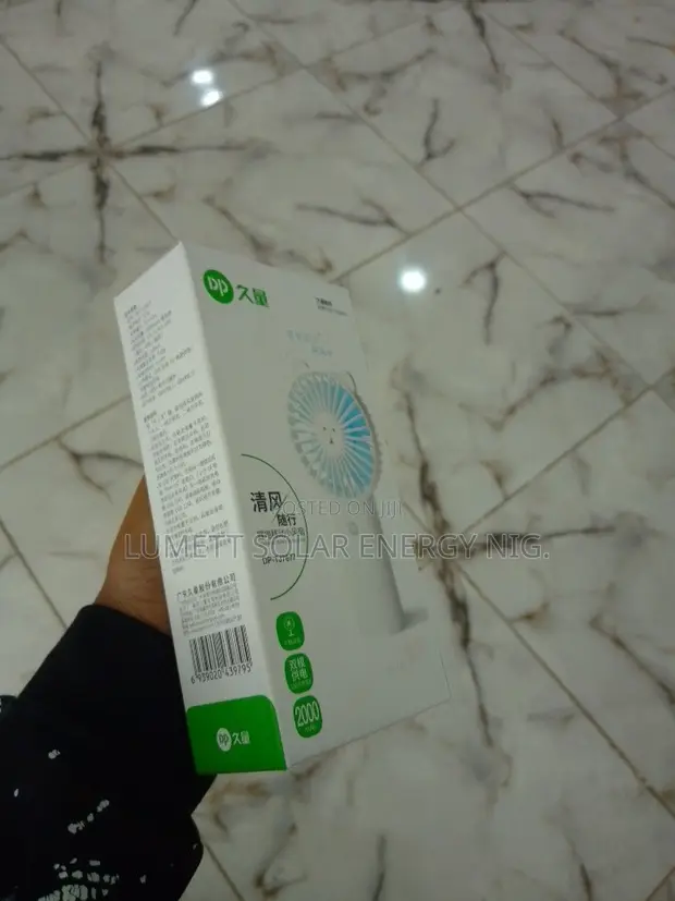 DP Portable Rechargeable Hand Fan with Lithium Battery - 1