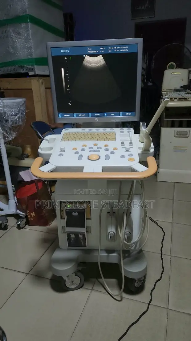 Philips HD3 3D Color Doppler Ultrasound with 3 Probes & Printer - 1