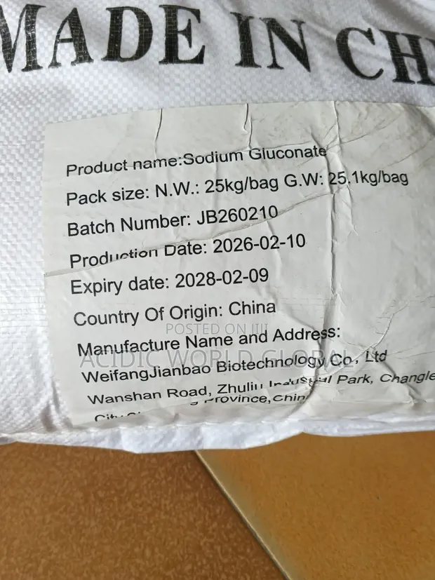 Sodium Gluconate - Raw Material - 1