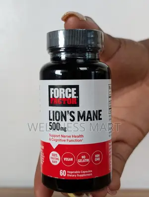Force Factor Lion's Mane 500mg 60 Caps | Memory Focus